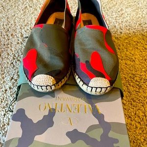 Valentino Camo espadrilles. Size 37